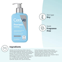Face and Body Wash , Cleanser , psoriasis-prone , Cerave Sensitive Skin Cleanser , Makeupstashpk