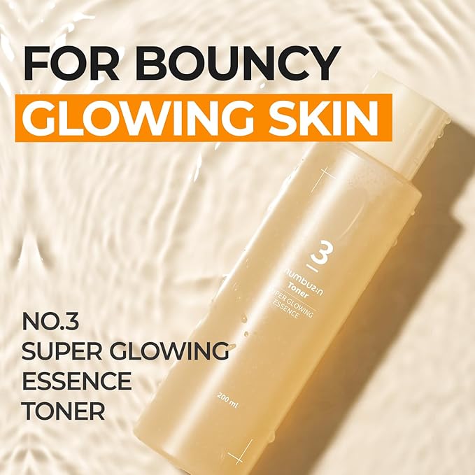 Numbuzin- No.3 Super Glowing Essence Toner 200ml -  Makeup Stash Pakistan Numbuzin- No.3 Super Glowing Essence Toner 200ml -  Makeup Stash Pakistan