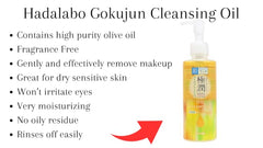 Hada Labo Goku Jyun Oil Cleansing Makeup Remover 200ml - Makeup Stash Pakistan