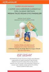 Missha - Talks Vegan Squeeze Pocket Sleeping Mask Skin Fitness Pumpkin + Red Beans 10g - Makeup Stash Pakistan