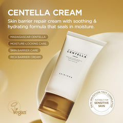 Centella Cream, Korean moisturizer, Centella cream, soothing moisturizer, hydrating face cream, sensitive skin moisturizer, Korean skincare, skin barrier repair cream, calming cream, acne-prone skin moisturizer, lightweight moisturizer - Makeup Stash Pakistan
