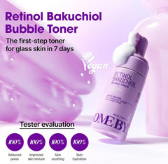 Bubble Toner, Retinol Toner, Bakuchiol Toner, Korean Anti Aging Toner, Firming Toner, Korean Skincare Pakistan, Gentle Exfoliating Toner, Some By Mi Pakistan, Wrinkle Care Toner, Skin Renewal Toner, Hydrating Bubble Cleanser, K Beauty Pakistan, Peptide Toner, Smooth Skin Toner - Makeupstashpk
