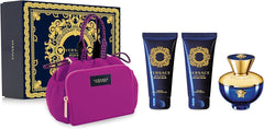 Versace Dylan Blue Pour Femme 4-Piece Gift Set – EDP 100ml + Mini EDP 5ml + Shower Gel 100ml + Body Lotion 100ml