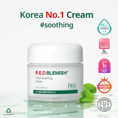 Dr.G - Red Blemish Clear Soothing Cream 70 ML - Makeup Stash Pakistan
