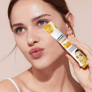 Brighten Mud Mask, Bioaqua Vitamin C Mask, Vitamin C Mud Mask, Brightening Face Mask, Deep Cleansing Mask, Glow Face Mask, Clay Mask for Oily Skin, Face Mask for Dark Spots, Korean Skincare Mask, Skin Brightening Mask, Vitamin C Skincare - Makeupstashpk