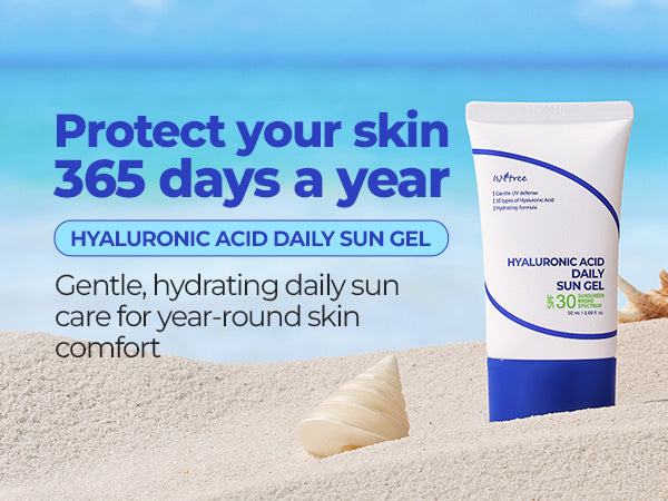 Isntree - Hyaluronic Acid Daily Sun Gel 50ml - Makeup Stash Pakistan
