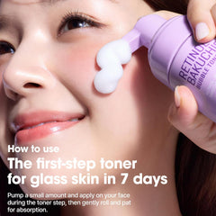 Bubble Toner, Retinol Toner, Bakuchiol Toner, Korean Anti Aging Toner, Firming Toner, Korean Skincare Pakistan, Gentle Exfoliating Toner, Some By Mi Pakistan, Wrinkle Care Toner, Skin Renewal Toner, Hydrating Bubble Cleanser, K Beauty Pakistan, Peptide Toner, Smooth Skin Toner - Makeupstashpk