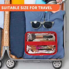 Wash Bag Cosmetic Bag PVC Travel Organizer,Toiletry,Makeup Storage Wash Case with handle - Makeup Stash Pakistan