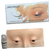 JINCHINIAO Makeup Practice Face Board,Makeup Artist,Realistic Skin Pad ,Makeup Beginner Self-taught- - Makeup Stash Pakistan