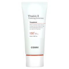 Cosrx - Vitamin E Vitalizing Sunscreen SPF50+ 50ml -Makeup Stash Pakistan