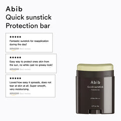 Abib Quick Sunstick SPF50+ PA++++ 22g – Lightweight & Matte Sunscreen Stick