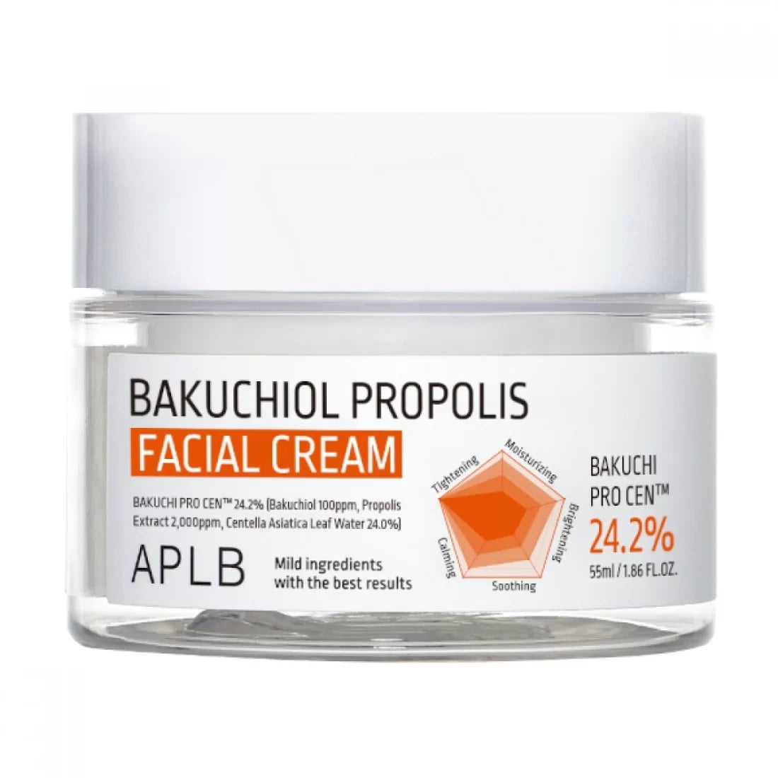 APLB - Bakuchiol Propolis Facial Cream 55ml - Makeup Stash Pakistan