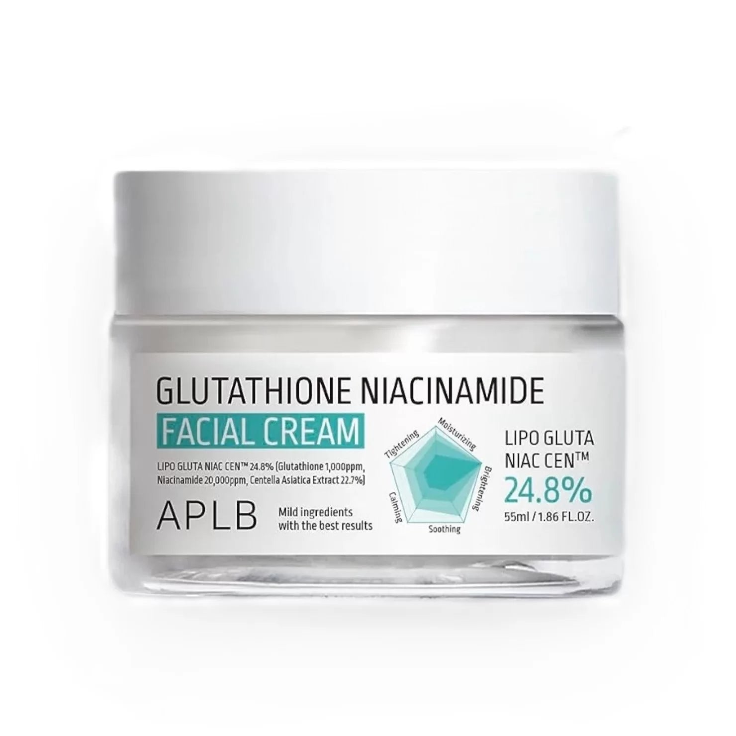 APLB - Glutathion Niaciniamide Facial Cream 55ml - Makeup Stash Pakistan