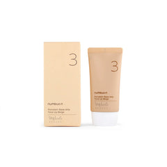 Numbuzin No.3 Porcelain Base-Skip Tone Up Beige 50ml Makeup Stash Pakistan