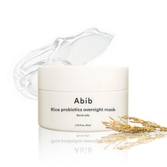 Abib - Rice Probiotics Overnight Mask Barrier Jelly 80ml - Makeup Stash Pakistan