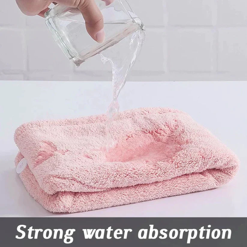 Hair Towel , Shower Head Towel , hair drying cap , Makeupstashpk