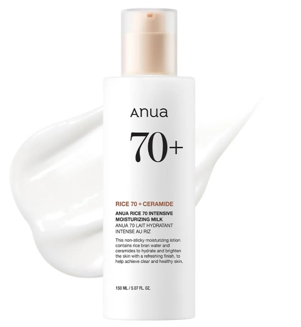 Anua - Rice 70 Intensive Moisturizing Milk 150ml - Makeup Stash Pakistan