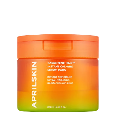 April Skin - Carrotene IPMP Instant Calming Serum Pads 80Pcs - Makeup Stash Pakistan