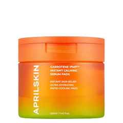 April Skin - Carrotene IPMP Instant Calming Serum Pads 80Pcs - Makeup Stash Pakistan