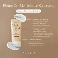 Axis-Y Biome Double Defence Sunscreen 50ml - Makeup Stash Pakistan