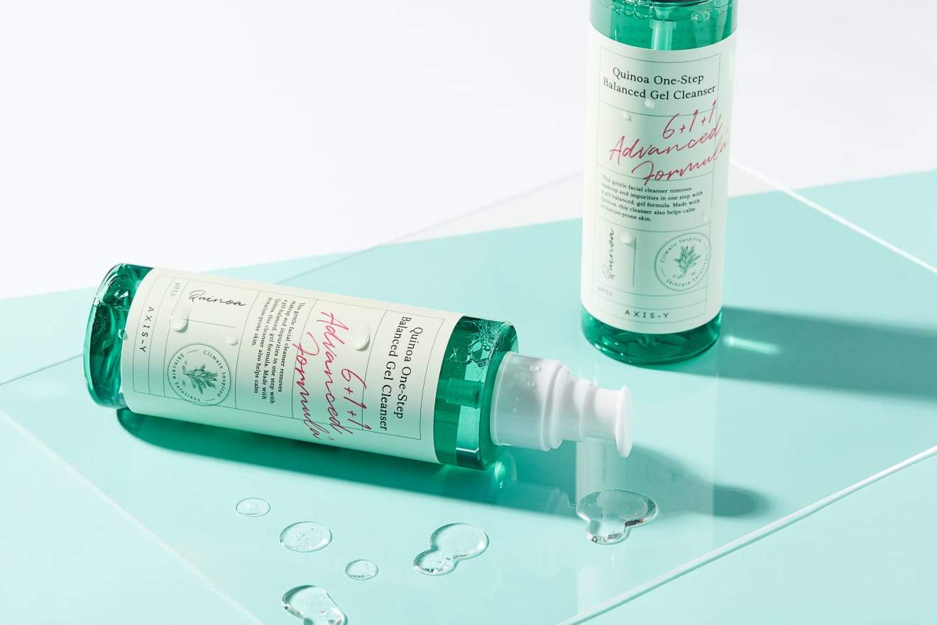 Axis-Y Quinoa One Step Balanced Gel Cleanser 180ml - MakeupStash Pakistan