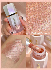Glow Bloom highlighter ,liquid , champagne shimmer , radiant face , cream liquid illuminator , long lasting , Makeupstashpk