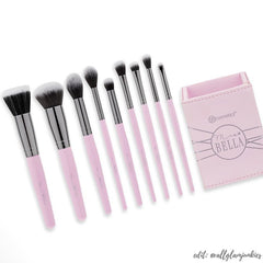 Bh Cosmetics 9 Piece Makeup Brushes Set Bella - Makeup Stash Pakistan