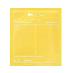 Biodance Radiant Vita Niacinamide Real Deep Mask 34g - Makeup Stash Pakistan