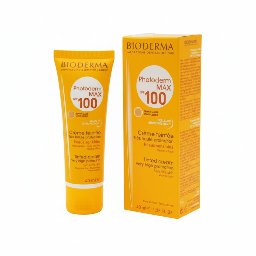 Bioderma Photoderm Max SPF 100 Tinted Suncream For Sensitive Skin - Makeup Stash Pakistan