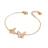 butterfly bracelet women, seashell bracelet, gold bracelet women, elegant bracelet, nature inspired jewelry, butterfly jewelry, dainty bracelet, women fashion jewelry - Makeup Stash Pakistan