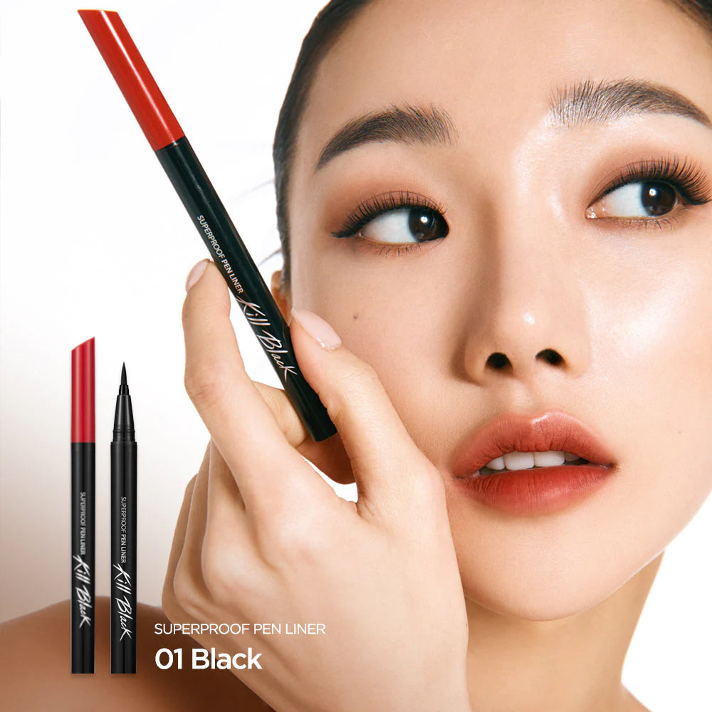 Clio - Superproof Pen Liner 01 Black -Makeup Stash Pakistan