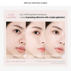 Clio - Kill Cover Mesh Glow Cushion SPF 50++++ (+Refill) 3-BY - Makeup Stash Pakistan
