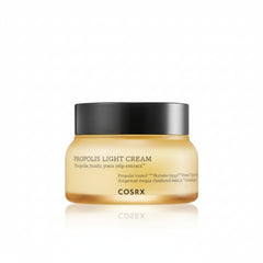 cosrx full fit propolis light cream, korean moisturizer glow, propolis skincare, hydrating face cream k beauty, glass skin moisturizer, lightweight face cream, soothing moisturizer, k beauty cream, radiant skin skincare - Makeup Stash Pakistan