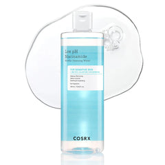 niacinamide cleansing water, low ph cleanser cosrx, korean makeup remover, gentle micellar water, brightening cleanser k beauty, sensitive skin cleanser, oil control cleanser, cosrx niacinamide cleanser, skincare cleansing water - Makeup Stash Pakistan