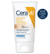cerave mineral sunscreen, spf 30 sunscreen Pakistan, tinted sunscreen, face sunscreen tinted, hydrating sunscreen, mineral sunscreen face, zinc oxide sunscreen, niacinamide sunscreen, sheer tint sunscreen, fragrance free sunscreen - Makeupstashpk
