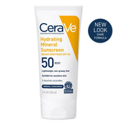 Mineral Sunscreen Body Lotion, CeraVe Mineral SPF 50, Zinc Oxide Sunscreen, Sensitive Skin Sunscreen, Broad Spectrum SPF 50, CeraVe Body Sunscreen 150ML, Physical Sunscreen Lotion, Hydrating Sunscreen, Fragrance Free Sunscreen , Makeupstashpk