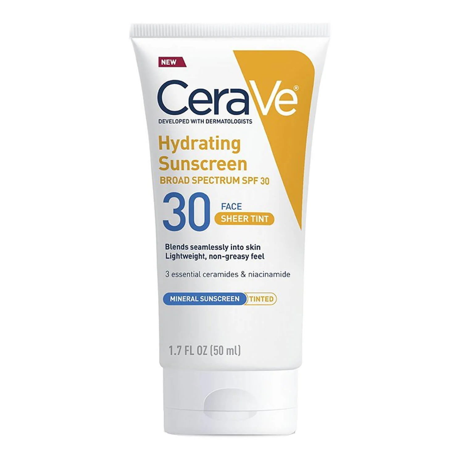 CeraVe Hydrating Sunscreen Broad Spectrum SPF 30 Mineral Sunscreen - Makeup Stash Pakistan