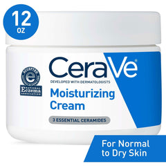 CeraVe Moisturizing Cream For Normal to Dry Skin 12 OZ - Makeup Stash Pakistan