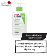 Cerave Hydrating Cleanser for Normal to Dry skin 355 ML (USA) - Makeup Stash Pakistan