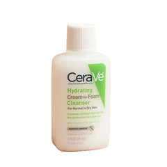 Cerave Hydrating Cream to Foam Cleanser Mini 29 ML - Makeup Stash Pakistan