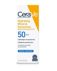 Cerave Hydrating Sunscreen SPF 50 75 ML - Makeup Stash Pakistan