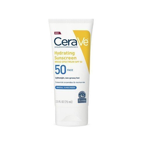 Cerave Hydrating Sunscreen SPF 50 75 ML - Makeup Stash Pakistan