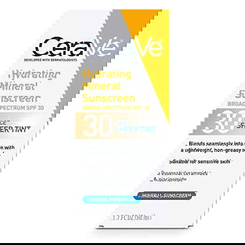 Cerave Hydrating Sunscreen Sheer Tint SPF 30 - Makeup Stash Pakistan