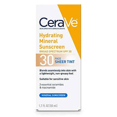 Cerave Hydrating Sunscreen Sheer Tint SPF 30 - Makeup Stash Pakistan