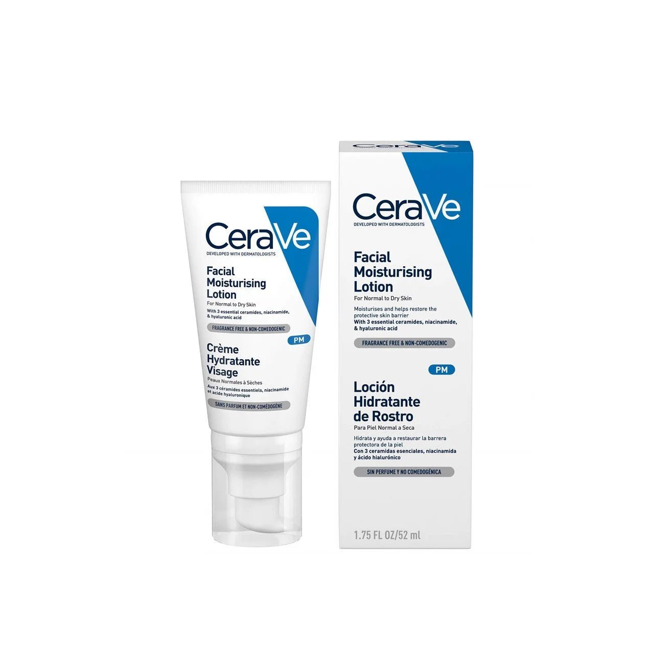 Cerave PM Facial Moisturizing Lotion 52 ML - Makeup Stash Pakistan