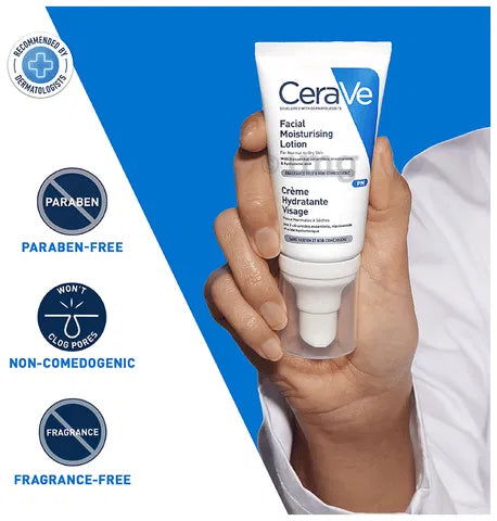 Cerave PM Facial Moisturizing Lotion 52 ML - Makeup Stash Pakistan Cerave PM Facial Moisturizing Lotion 52 ML - Makeup Stash Pakistan