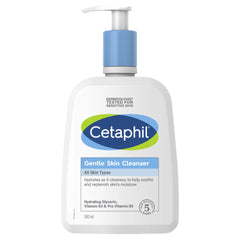 Cetaphil Gentle Skin Cleanser All Skin Type 500ml - Makeup Stash Pakistan