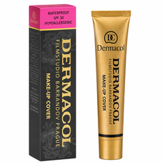 Dermacol Film Studio Barrandov Prague Makeup Cover Waterproof SPF 30 | Full Coverage Foundation (30g)
