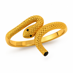 gold plated bracelet, snake bracelet, snake cuff bracelet, coiled snake bracelet, gold snake bracelet, statement bracelet, statement cuff, gold cuff bracelet, snake bangle, gold bangle, womens bracelet, womens jewelry, gold jewelry - Makeupstashpk