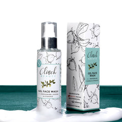 Clinch Beauty Gel Face Wash With Peppermint Jojoba & Vitamin E - Makeup Stash Pakistan